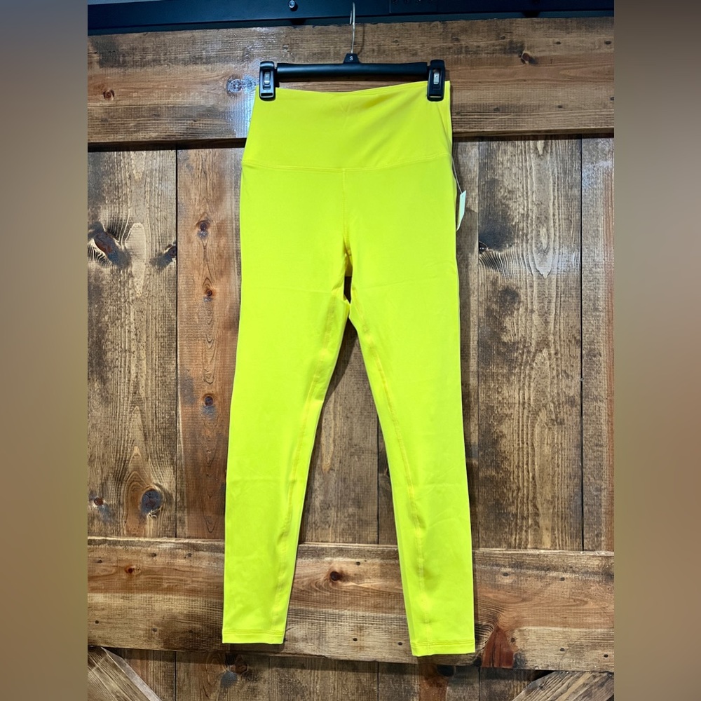 NWT Amazon Essential Bright Yellow Leggings - Size Small
